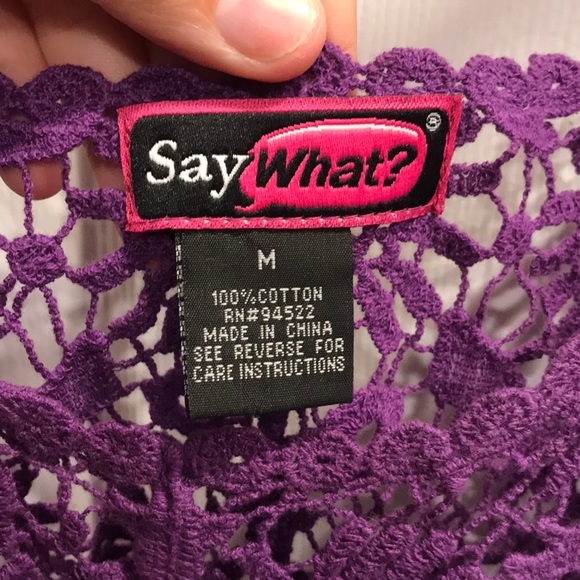 Purple Crop Top - Picture 3 of 3